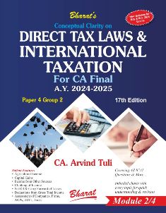 Buy DIRECT TAX LAWS & INTERNATIONAL TAXATION For CA Final  (Paper 4 Group 2)